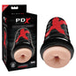 PDX Elite Air-Tight Anal Stroker - Black/Flesh Anal Stroker - RD505