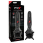 PDX Elite Vibrating Roto-Sucker - Black Vibrating Head Masturbator - RD512