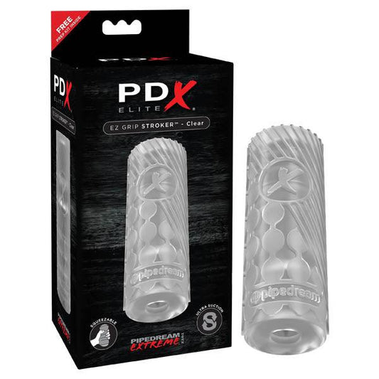 PDX Elite EZ Grip Stroker - Clear Stroker - RD514