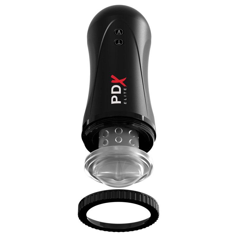 Pipedream Extreme Toyz Elite Moto Stroker - Black Powered Masturbator - RD538