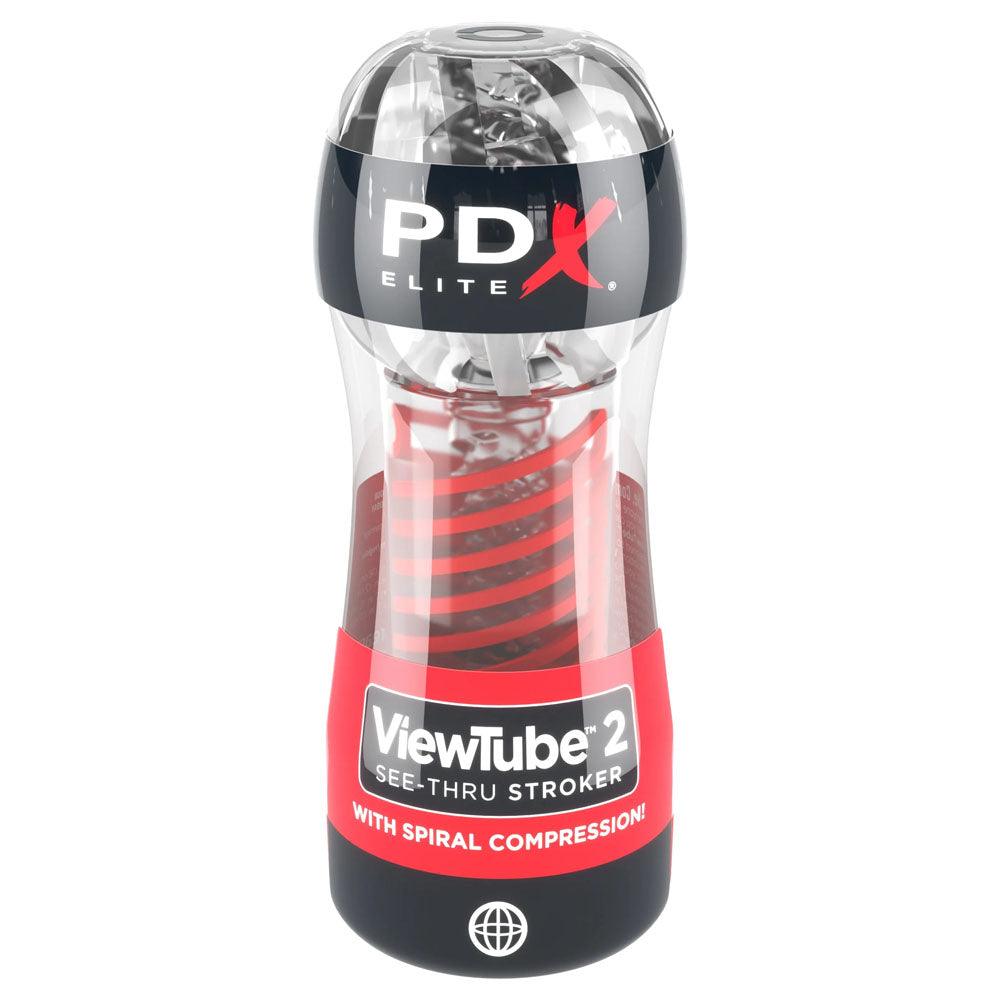 PDX Elite Viewtube 2 - Clear Stroker - RD544