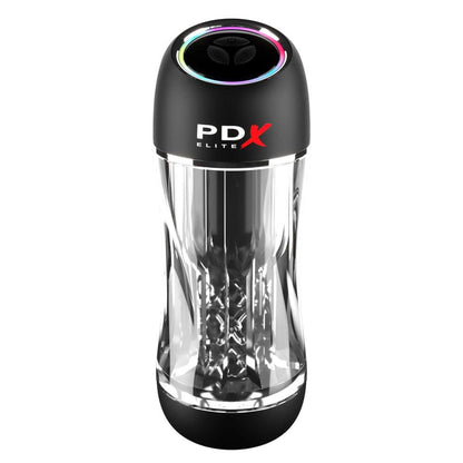 PDX Elite ViewTube Pro - Clear USB Rechargeable Auto Sucking Stroker - RD545