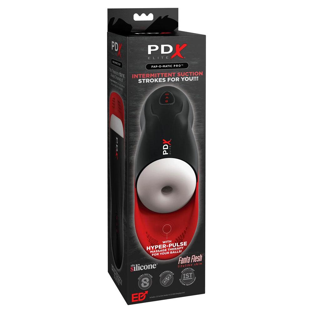 PDX Elite Fap-O-Matic Pro - USB Rechargeable Sucking Masturbator - RD547-20