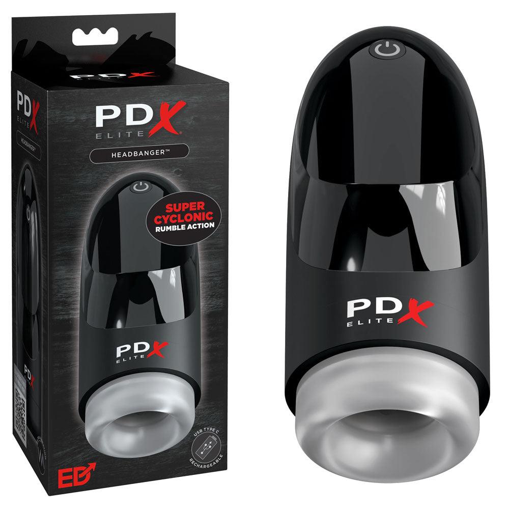 PDX Elite Hydrogasm - USB Rechargeable Rumbling Masturbator - RD548-20