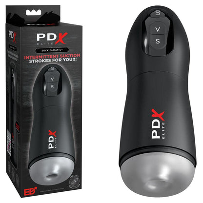 PDX Elite Suck-O-Matic - USB Rechargeable Sucking & Vibrating Masturbator - RD549-20