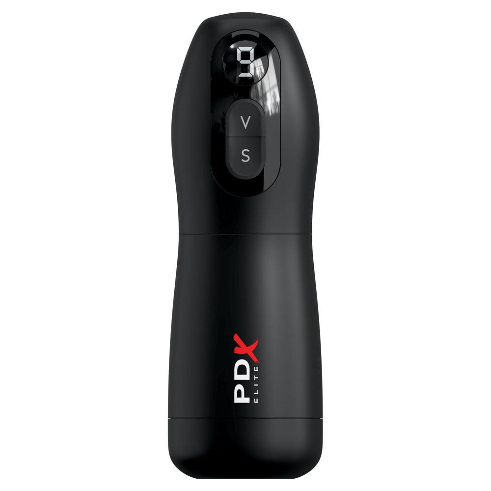 PDX Elite Suck-O-Matic - USB Rechargeable Sucking & Vibrating Masturbator - RD549-20