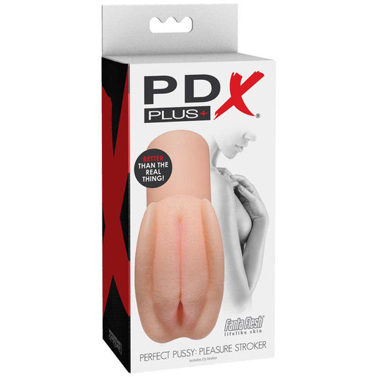 PDX PLUS Perfect Pussy Pleasure Stroker - Flesh Vagina Stroker - RD601-21