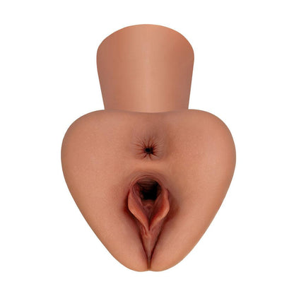 PDX Plus Pick Your Pleasure Stroker XL - Brown - Brown Vagina Stroker - RD625-29