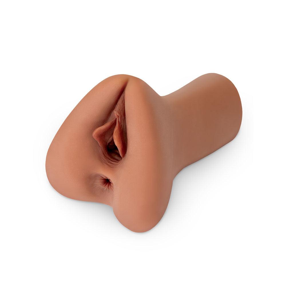 PDX Plus Pick Your Pleasure Stroker XL - Brown - Brown Vagina Stroker - RD625-29