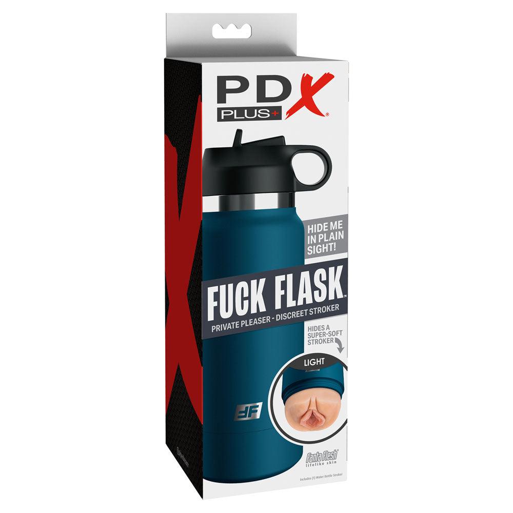 PDX Plus Fuck Flask - Private Pleaser - Flesh Discreet Vagina Stroker - RD627-21