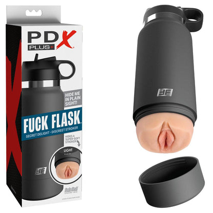 PDX Plus Fuck Flask - Secret Delight - Flesh Discreet Vagina Stroker - RD628-21