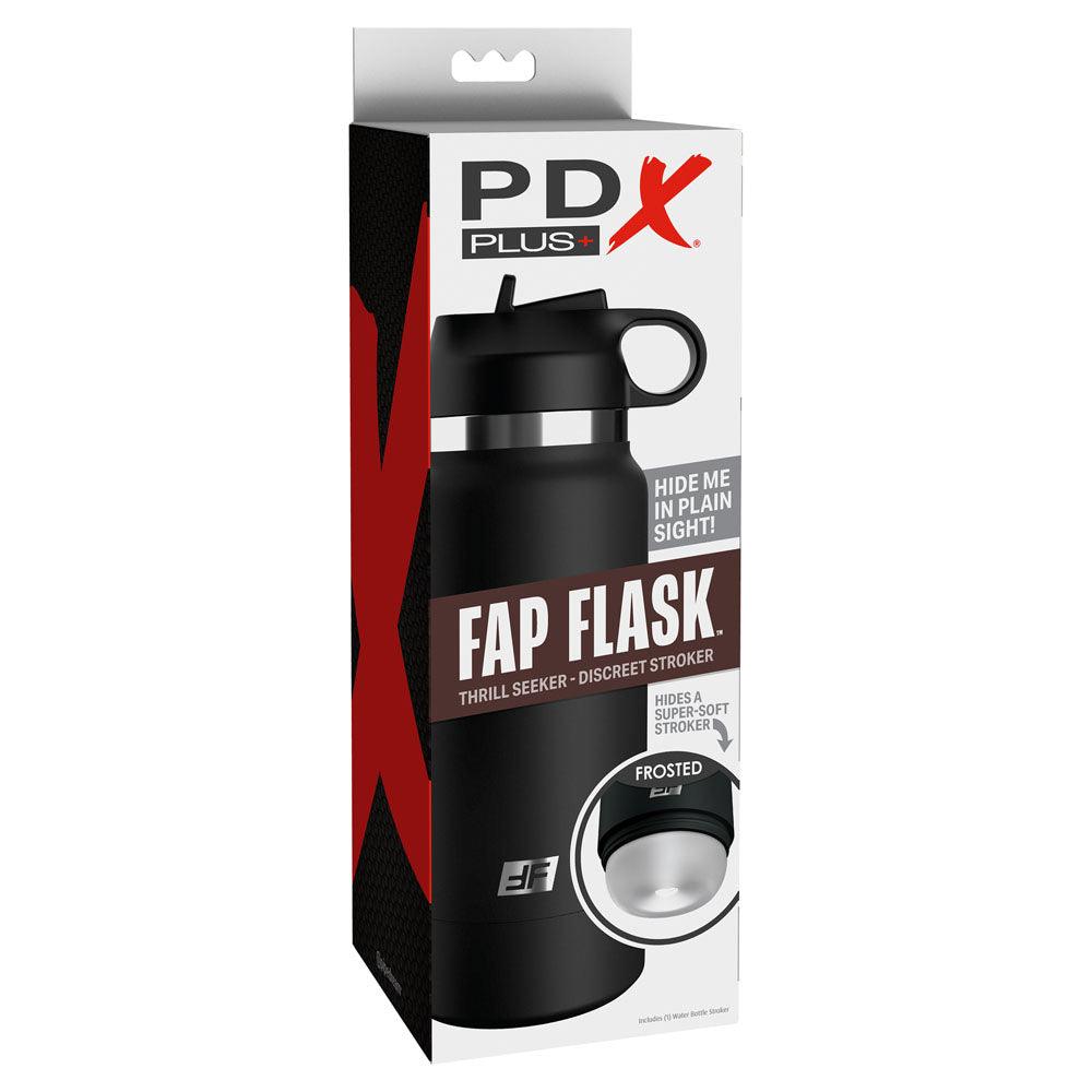 PDX Plus Fap Flask - Thrill Seeker - Frosted Discreet Stroker - RD629-20