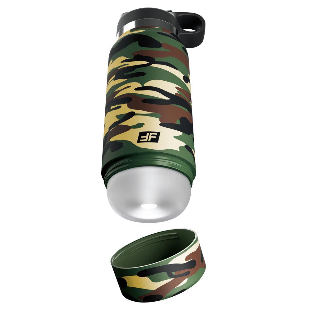 PDX Plus Fap Flask - Happy Camper - Frosted Discreet Stroker - RD630-20