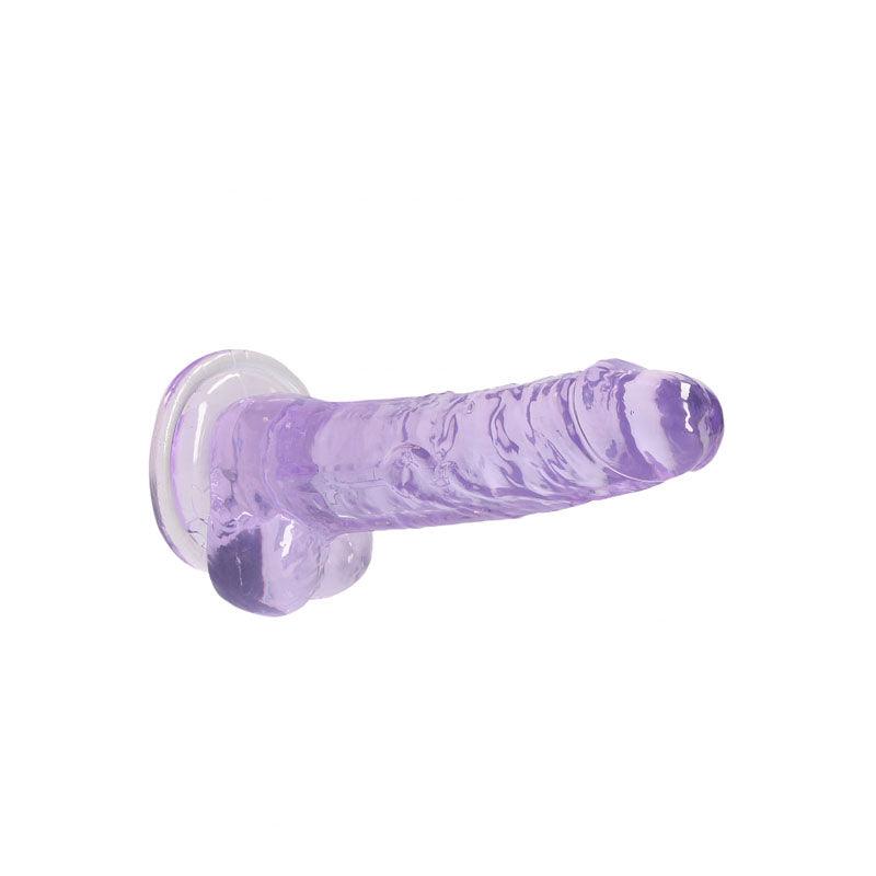 REALROCK 7'' Realistic Dildo With Balls - Purple 17.8 cm Dong - REA091PUR