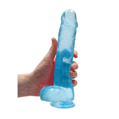 REALROCK Realistic Dildo With Balls 9IN - - REA093BLU