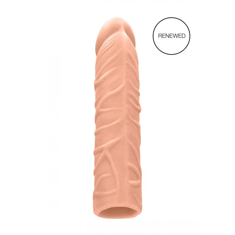 REALROCK 7'' Penis Extender - Flesh 17.8 cm Penis Extension Sleeve - REA104FLE