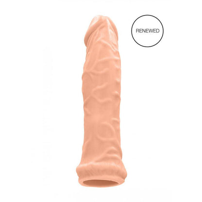 REALROCK 6'' Realistic Penis Sleeve - Flesh 15.2 cm Penis Extension Sleeve - REA105FLE