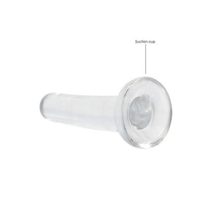 REALROCK Non Realistic Dildo With Suction Cup - 13.5 cm - Clear 13.5 cm Dong - REA108TRA