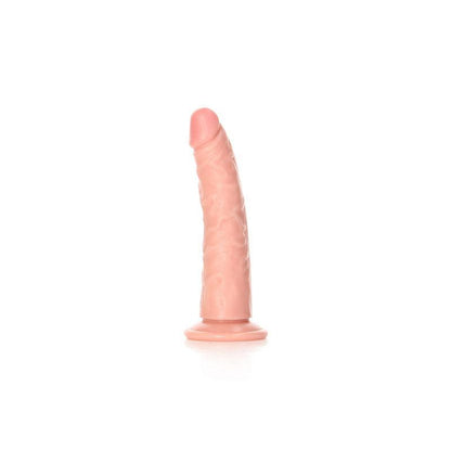 REALROCK Realistic Slim Dildo without Balls - 15.5 cm - Flesh 15.5 cm (6'') Dong - REA113FLE