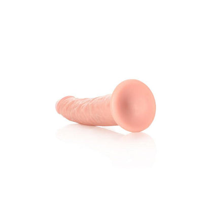 REALROCK Realistic Slim Dildo without Balls - 15.5 cm - Flesh 15.5 cm (6'') Dong - REA113FLE