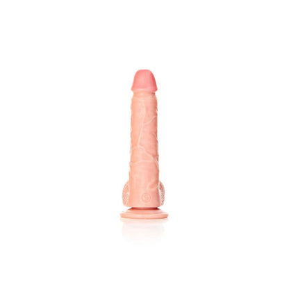 REALROCK Straight Realistic Dildo with Balls - 18 cm - Flesh 18 cm (7'') Dong - REA124FLE