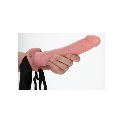 REALROCK Hollow Strap-on - 24.5 cm Flesh - Flesh 24.5 cm Hollow Strap-On - REA137FLE