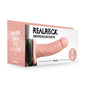 REALROCK Vibrating Hollow Strap-on - 15.5 cm Flesh - Flesh 15.5 cm Vibrating Hollow Strap-On - REA138FLE