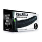 REALROCK Vibrating Hollow Strap-on - 20.5 cm Black - Black 20.5 cm Vibrating Hollow Strap-On - REA139BLK