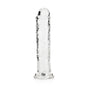 REALROCK 18 cm Straight Dildo - Clear - Clear 18 cm (7'') Dong - REA152TRA