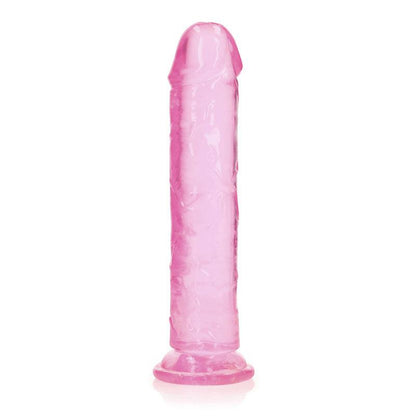 REALROCK 25 cm Straight Dildo - Pink - Pink 25 cm (10'') Dong - REA154PNK