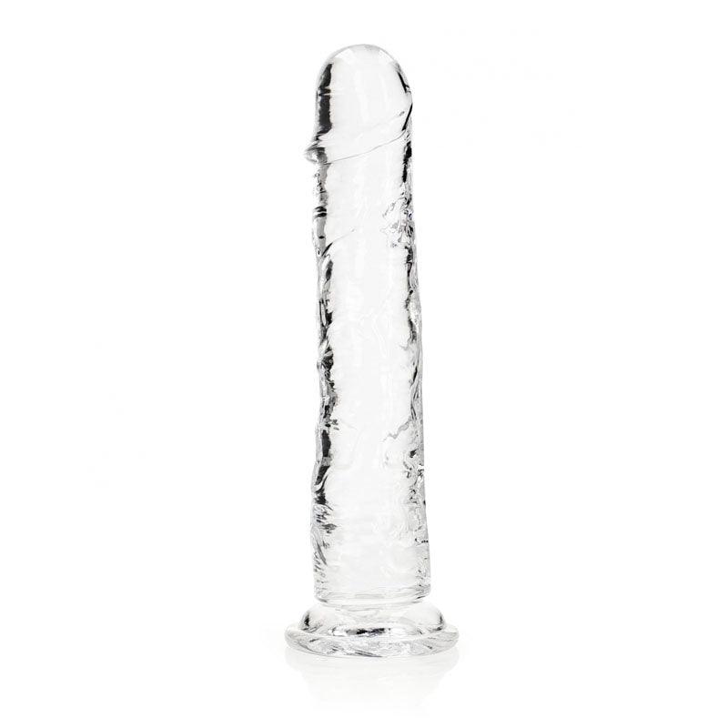 REALROCK 31 cm Straight Dildo - Clear - Clear 31 cm (11'') Dong - REA156TRA