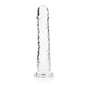 REALROCK 31 cm Straight Dildo - Clear - Clear 31 cm (11'') Dong - REA156TRA