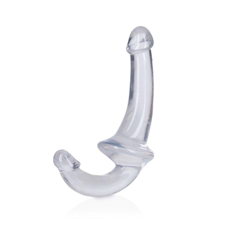 REALROCK 20 cm Strapless Strap-On - Clear - Clear Strapless Strap-On - REA157TRA