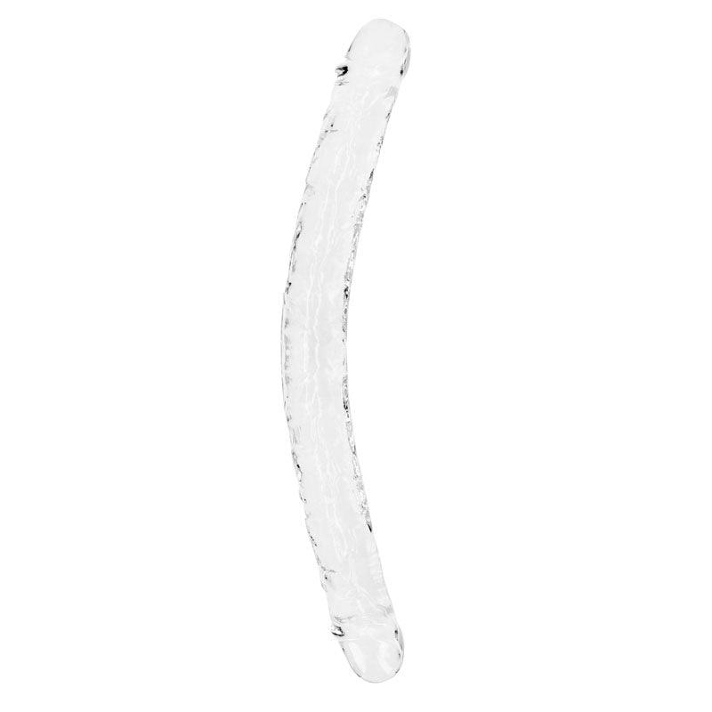 REALROCK 45 cm Double Dong - Clear - Clear 45 cm (18'') Double Dong - REA160TRA