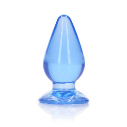 REALROCK 9 cm Anal Plug - Blue - Blue 9 cm (3.5'') Butt Plug - REA161BLU