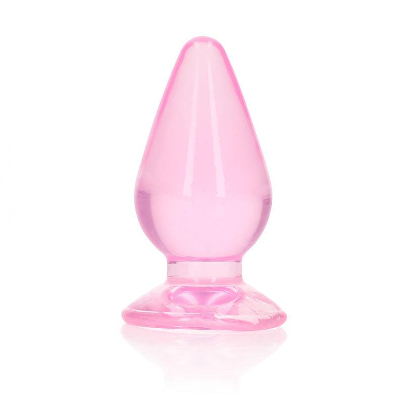 REALROCK 9 cm Anal Plug - Pink - Pink 9 cm (3.5'') Butt Plug - REA161PNK