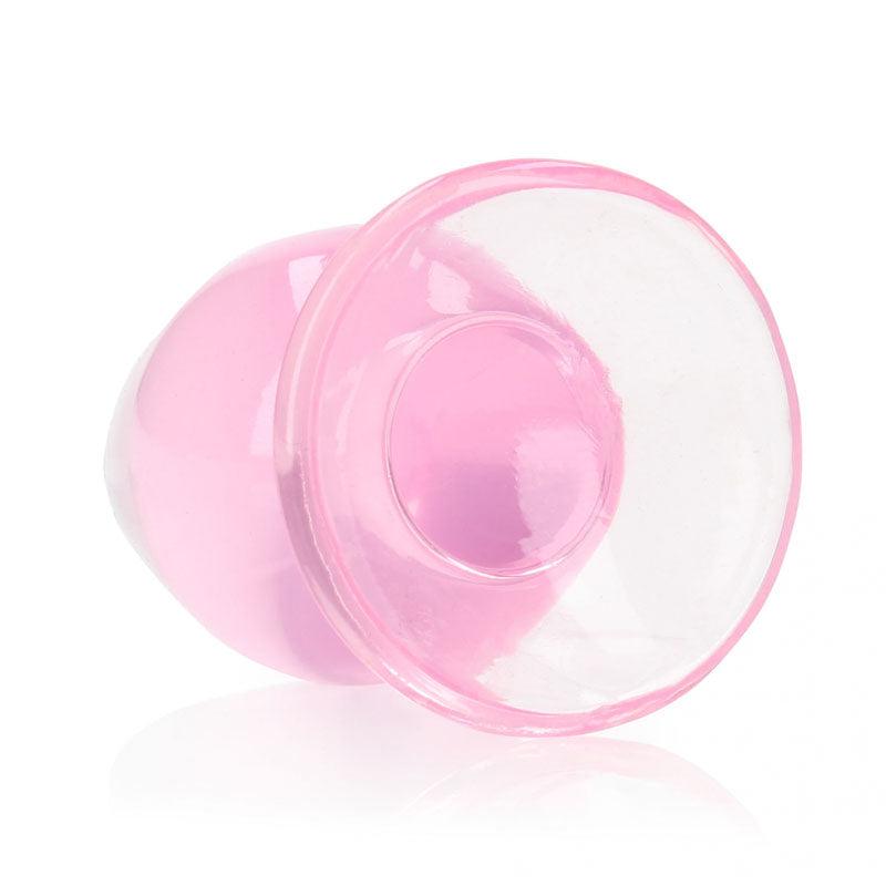 REALROCK 9 cm Anal Plug - Pink - Pink 9 cm (3.5'') Butt Plug - REA161PNK