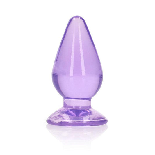 REALROCK 9 cm Anal Plug - Purple - Purple 9 cm (3.5'') Butt Plug - REA161PUR