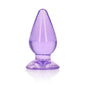 REALROCK 9 cm Anal Plug - Purple - Purple 9 cm (3.5'') Butt Plug - REA161PUR