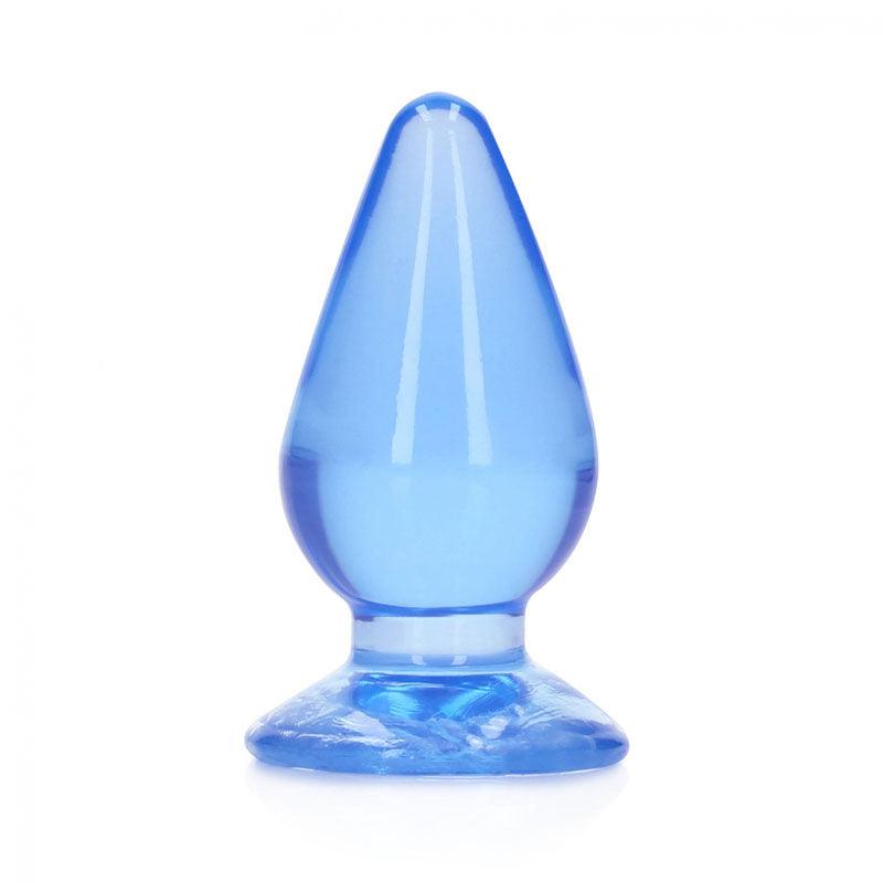 REALROCK 11.5 cm Anal Plug - Blue - Blue 11.5 cm (4.5'') Butt Plug - REA162BLU