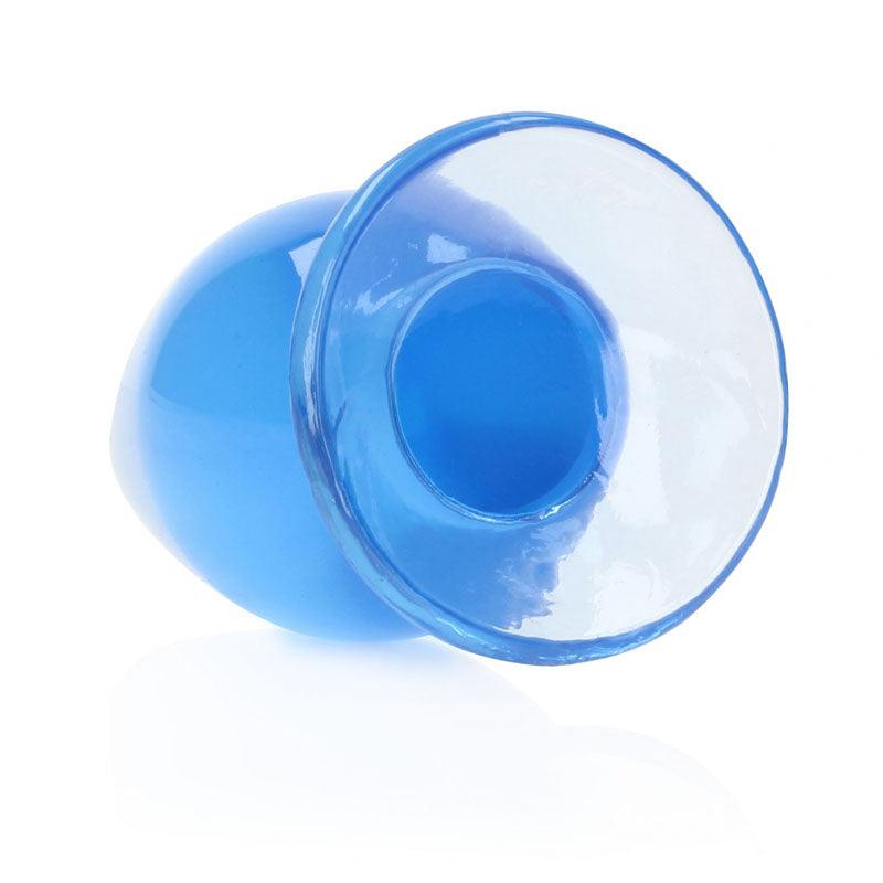 REALROCK 11.5 cm Anal Plug - Blue - Blue 11.5 cm (4.5'') Butt Plug - REA162BLU