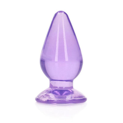 REALROCK 11.5 cm Anal Plug - Purple - Purple 11.5 cm (4.5'') Butt Plug - REA162PUR