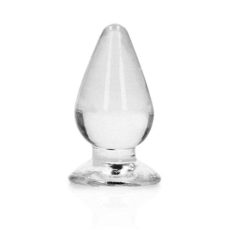 REALROCK 11.5 cm Anal Plug - Clear - Clear 11.5 cm (4.5'') Butt Plug - REA162TRA