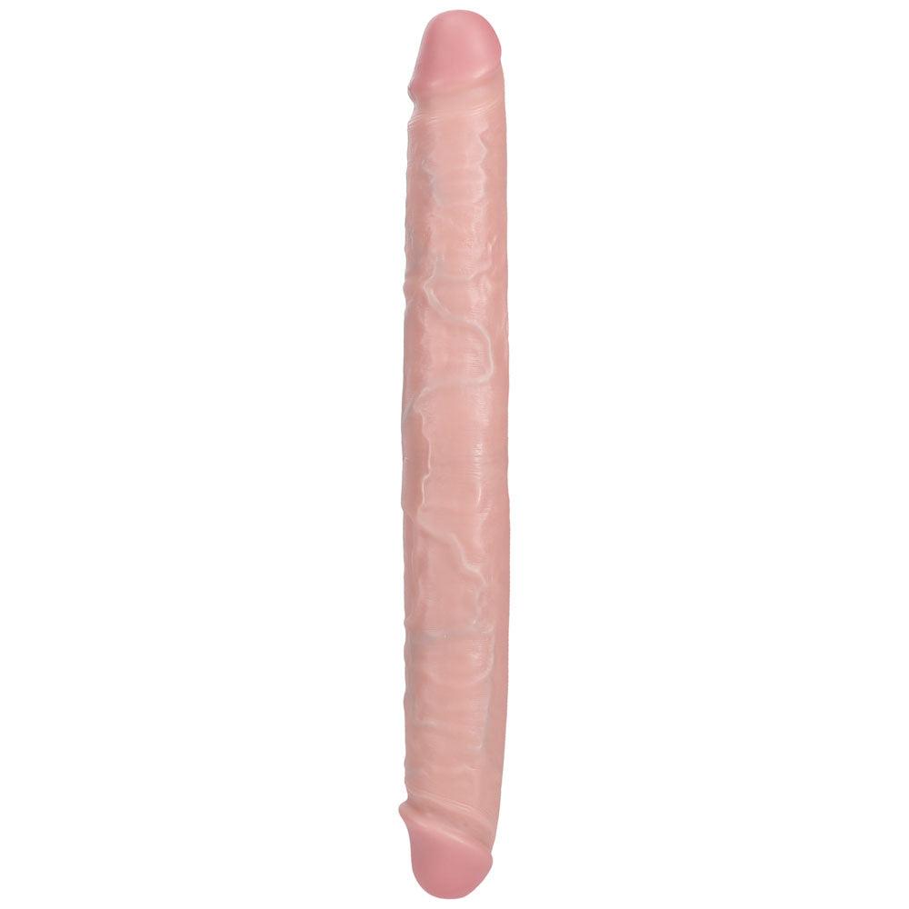 REALROCK 35cm Thick Double Dildo - Flesh - Flesh 35 cm (14'') Thick Double Dong - REA185FLE