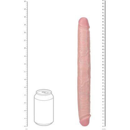 REALROCK 35cm Thick Double Dildo - Flesh - Flesh 35 cm (14'') Thick Double Dong - REA185FLE