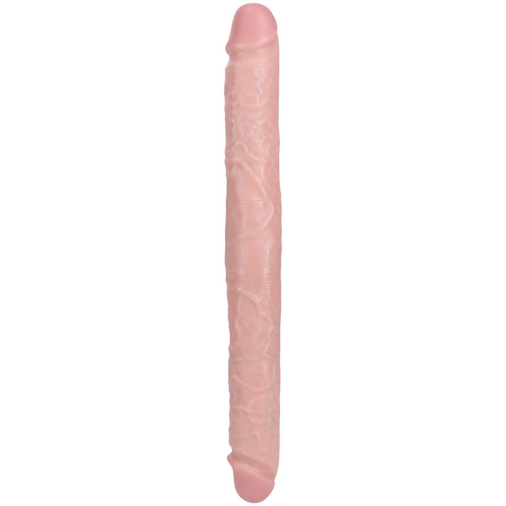 REALROCK 40cm Thick Double Dildo - Flesh - Flesh 40 cm (16'') Thick Double Dong - REA186FLE