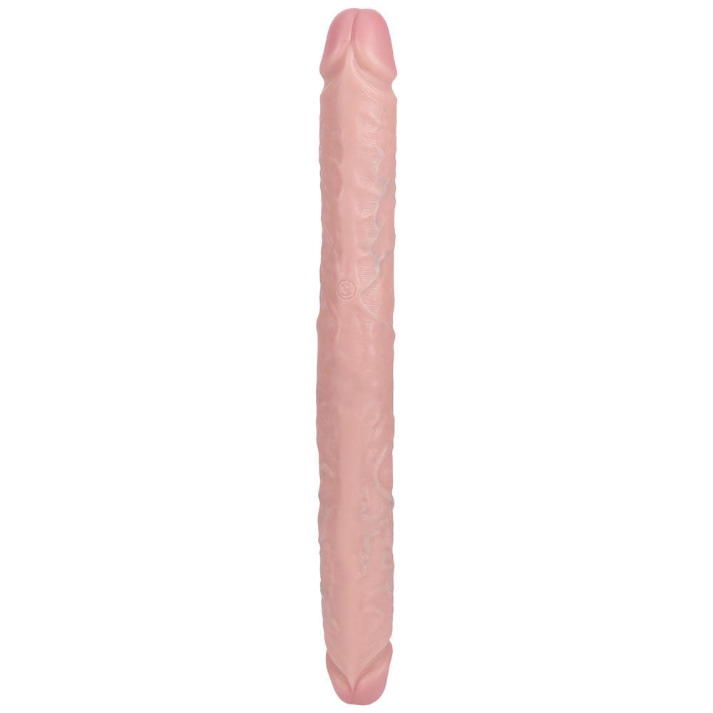 REALROCK 40cm Thick Double Dildo - Flesh - Flesh 40 cm (16'') Thick Double Dong - REA186FLE