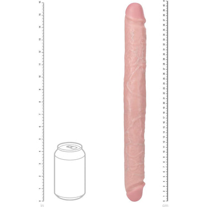 REALROCK 40cm Thick Double Dildo - Flesh - Flesh 40 cm (16'') Thick Double Dong - REA186FLE