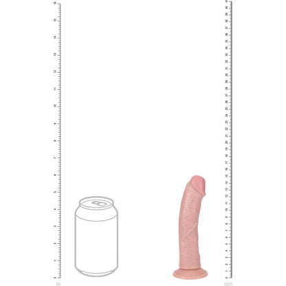 REALROCK 15cm Vibrating Cock - Flesh - Flesh 15.2 cm (6'') USB Rechargeable Vibrating Dong - REA187FLE