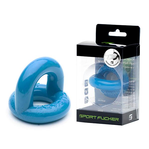 Sport Fucker Universal Cock Ring - Police Blue Cock & Balls Ring - SF10021